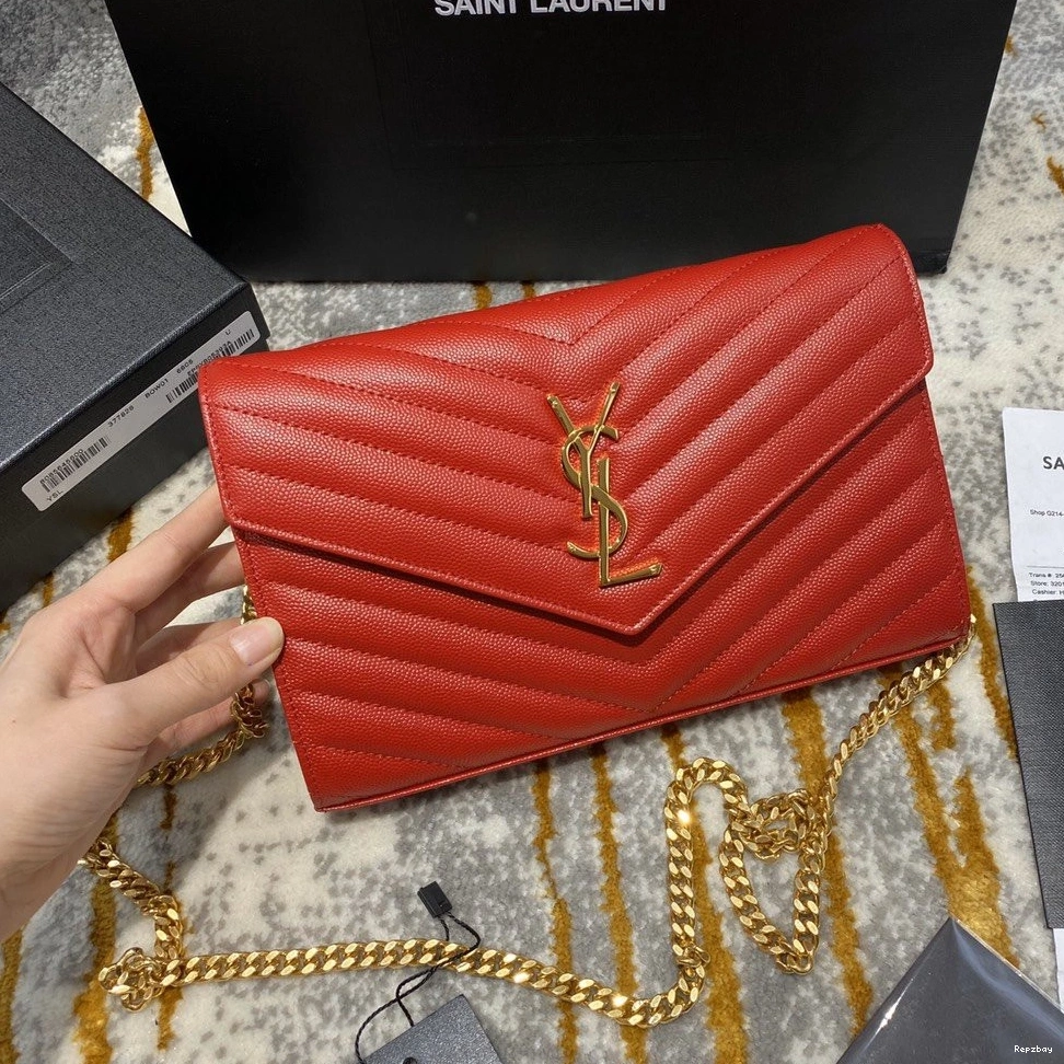 Rep ladies REP YSL WALLET CHAIN MATELASSÉ CASSANDRE 0723